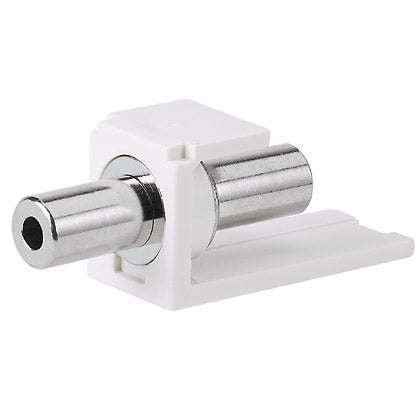 Panduit CM35MSCIWY | Pan-Net Stereo Coupler Module, 3.5MM, Off White