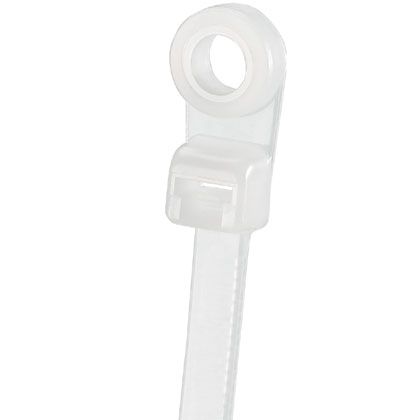 Panduit PLC2S-S10-M | Pan-Ty Locking Clamp Tie, PA6.6, M5, 7.9"L, 50lb, PK1000