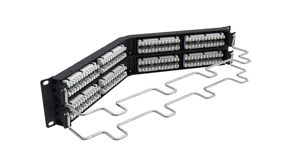 Commscope 1100A-U-PS-48 | 1100 Angled Universal PS Panel 48 Port