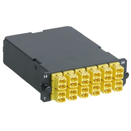 Panduit FCX-12-10DYL | Opticom LC Cassette | UPC - 07498312751