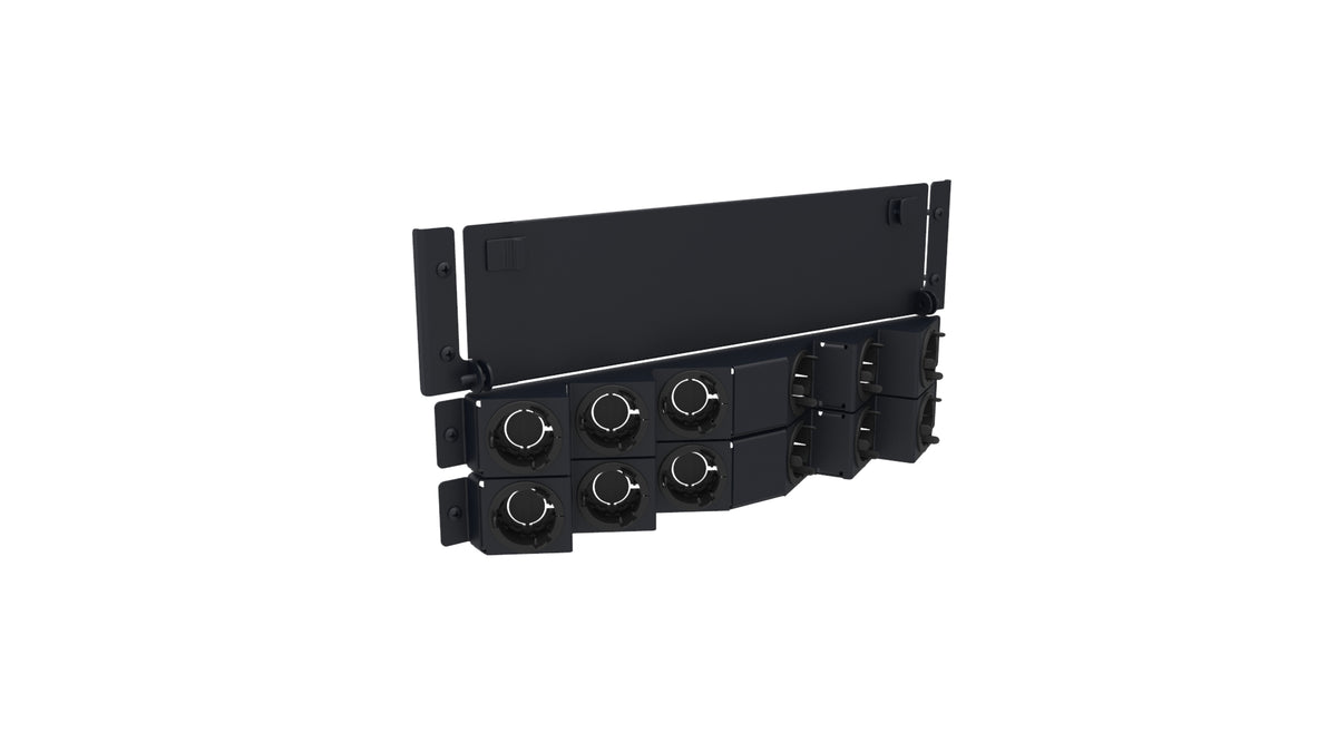 Commscope HD-4U-REAR-EXT-12-KIT | High Density 4U Fiber Shelf Rear Extension Kit, 12 Cable Entries