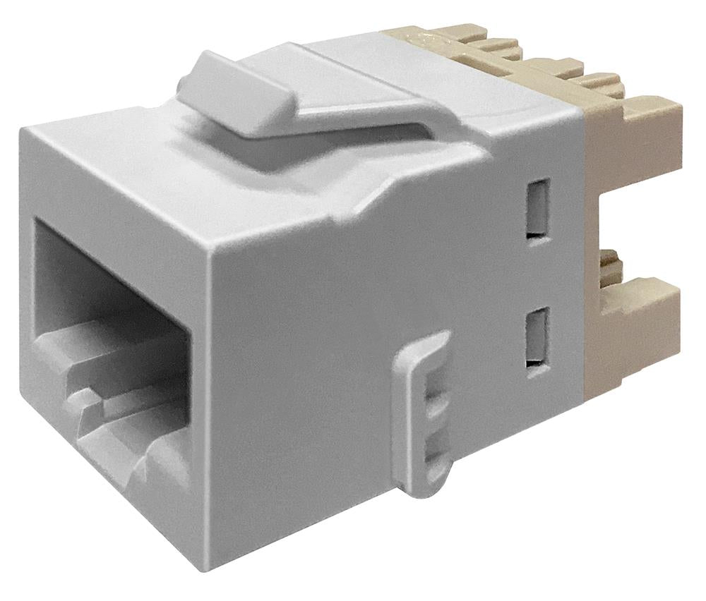 Commscope UKJ600-GRY | Uniprise UKJ Series Keystone Modular Jack, RJ45, category 6, T568A/T568B, unshielded, without dust cover, gray