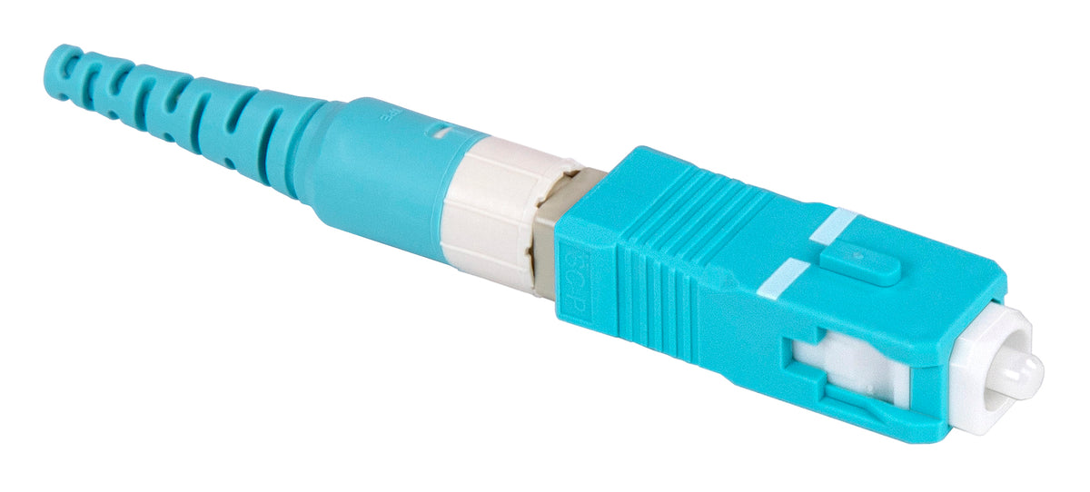 Commscope MFC-SCF-20-5Y-12-PACK | Qwik-Fuse Connector, SC, OM3/OM4/OM5, Aqua, for 1.6/2.0 mm, 12 per pack