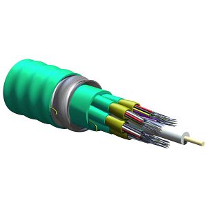 Corning 072T88-T3180-A3 | MIC Unitized Tight-Buffered, Interlocking Armored Cable, Plenum