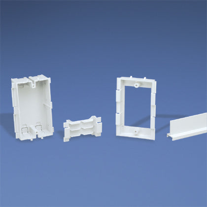 Panduit T70HB3-X | Surface Raceway, T-70 3 Sided Hanging Box for S/G Electric Outlet