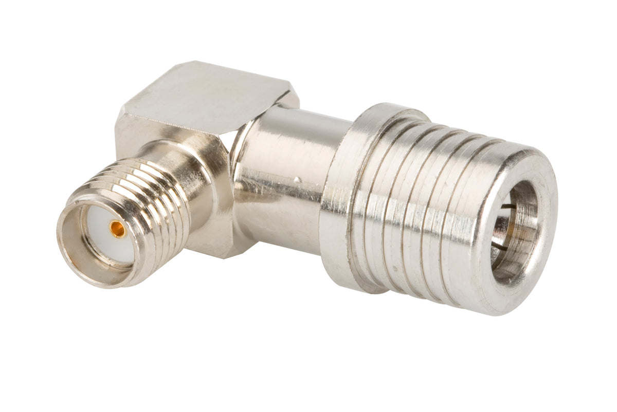 Commscope CA-SFQMR | SMA Female to QMA Male Right Angle Adapter