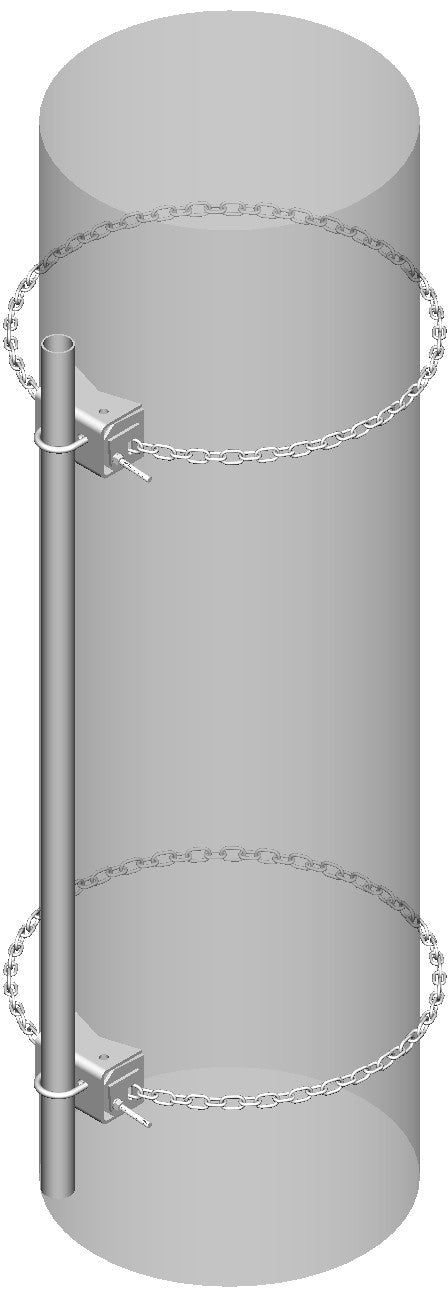 Commscope CM-30S-96 | Chain Mount Kit, 8 ft chain, includes pipe
