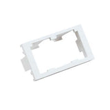 Panduit CHF2MIW-X | Mini-Com, Modular Insert, Flat, 1/3 size, 2 port, Off White