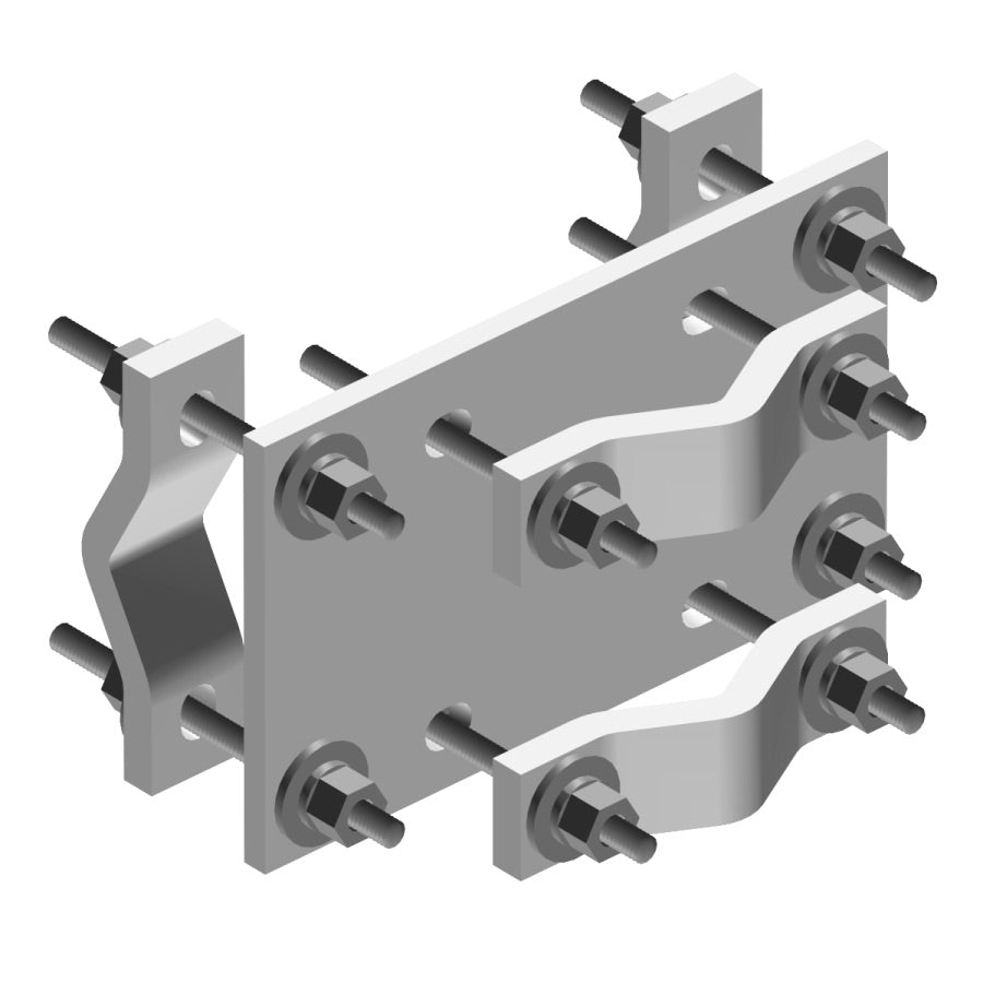 Commscope CO-200 | Crossover Plate, joins 2 in to 5 in OD round members