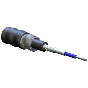 Corning 012TSF-T4131DA1 | FREEDM LST Loose Tube, Gel-Free, Interlocking Armored Cable, Riser