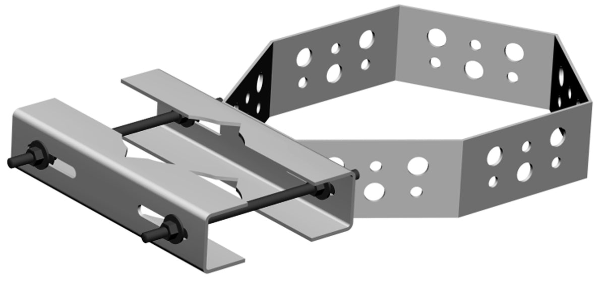 Commscope CS-BL-R2 | Cluster Support Bracket, 2 in to 5 in OD round member attachment