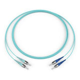 Corning 616102R5120010M | Standard ST SM / Standard ST SM, SMF, 2F, Zipcord Riser, Standard Yellow Jacket 10 Meters