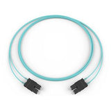 Corning 575702T5180002M | Fiber Optic Jumper, 2 F, SC Duplex to SC Duplex, Zipcord Cable, Riser, 2.9 mm legs