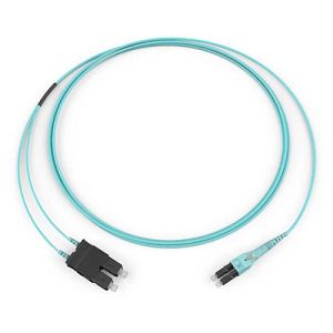 Corning 577902QD120003M | EDGE Solutions Jumper, 2 F, LC Uniboot to SC Duplex, Interconnect Cable, Riser