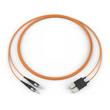 Corning 395002K5130005M | Fiber Optic Jumper, 2 F, SC to ST compatible, Zipcord Cable, Riser, 2.9 mm legs
