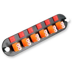Corning CCH-CP12-KH | Closet Connector Housing (CCH) Panel, Keyed-Keyed LC Adapters