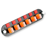 Corning CCH-CP12-KH | Closet Connector Housing (CCH) Panel, Keyed-Keyed LC Adapters