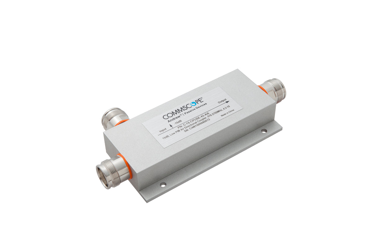 Commscope C15CPUSE43AI6 | 15 dB, Low PIM Air Directional Coupler, 555–2700 MHz
