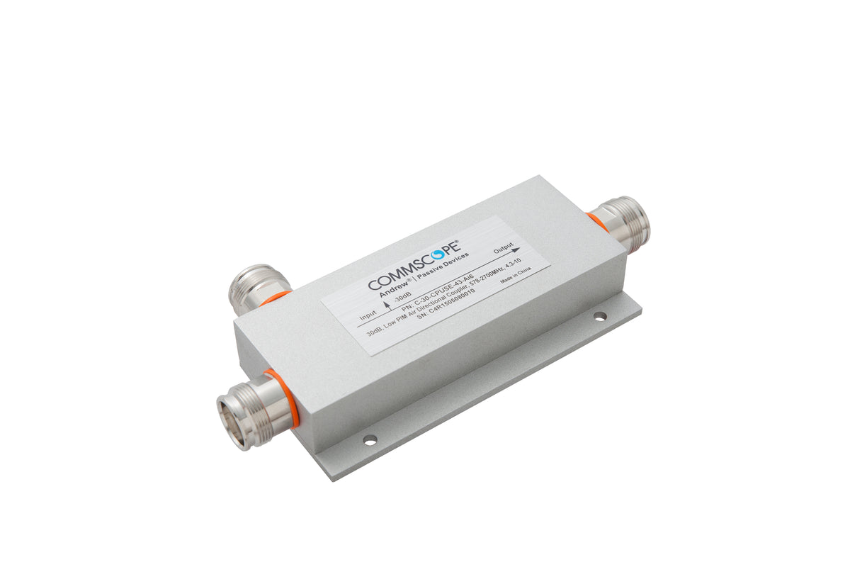 Commscope C30CPUSE43AI6 | 30 dB, Low PIM Air Directional Coupler, 555–2700 MHz