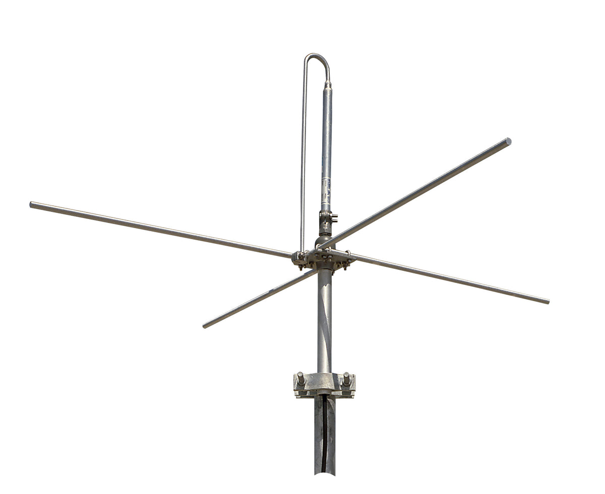 Commscope DB201-P | 1-port omni ground plane antenna, 450–470 MHz, 360° HPBW, fixed electrical tilt. Bandwidth: 2% of frequency.