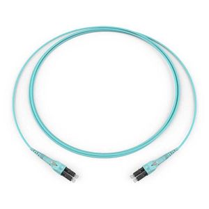 Corning 797902QD820110F | Standard LC Uniboot MM / Standard LC Uniboot MM, OM4 50um, 2F, DFX 250 Plenum, Standard Aqua Jacket 110 Feet