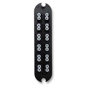Corning CCH-CP24-LF | Closet Connector Housing (CCH) Panel, Keyed-Non Keyed LC Adapters