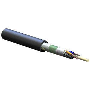 Corning 024TUZ-T4190D20 | LSZH Loose Tube, Gel-Free, Single-Jacket Cable
