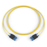 Corning 727202R5116002M | Fiber Optic Jumper, 2 F, SC Duplex to SC Duplex, Zipcord Cable, Riser, 1.6 mm legs