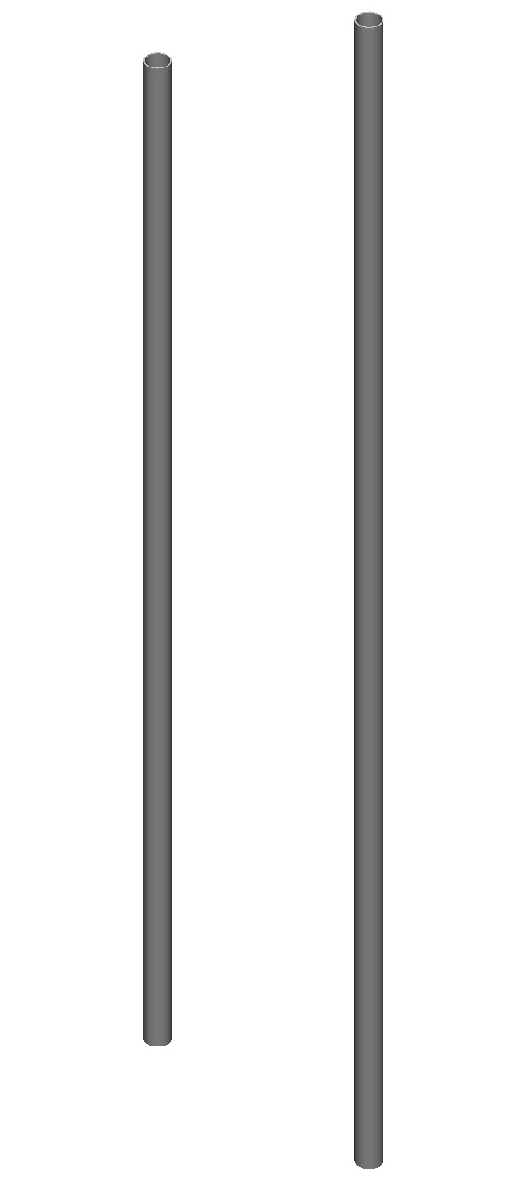 Commscope MF-130 | Direct Burial Pipe Column, 13 ft 4 in