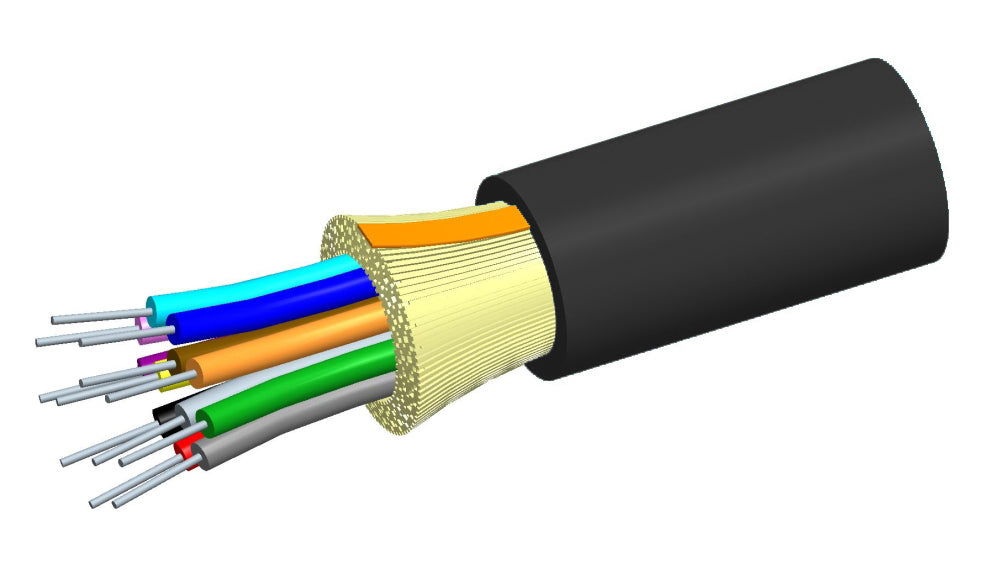 Commscope P012DS8WFSUBK | TeraSPEED Plenum Distribution Cable, 12 fiber single-unit