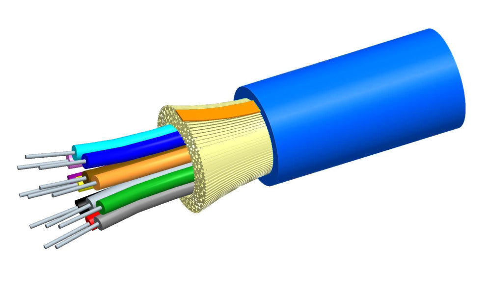 Commscope R012DS5LFSUBL | LazrSPEED Riser Distribution Cable, 12 fiber single-unit