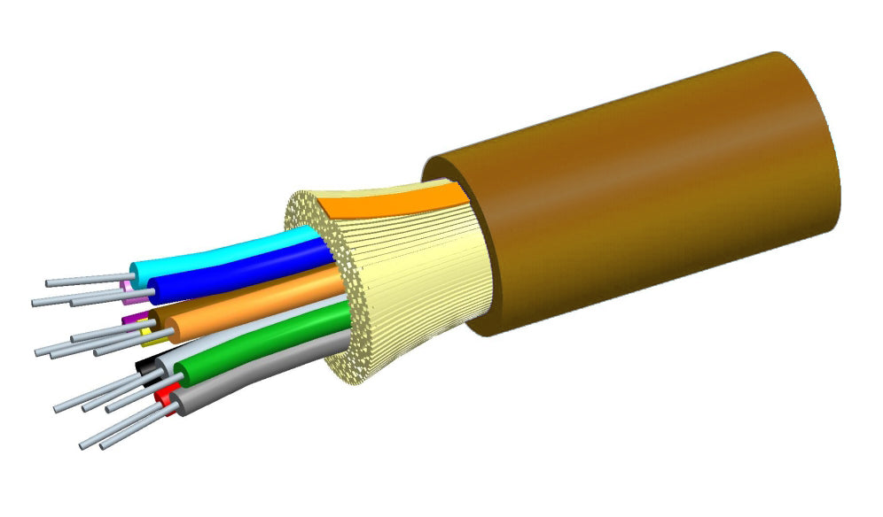 Commscope R024DS5KFSUBR | LazrSPEED Riser Distribution Cable, 24 fiber single-unit