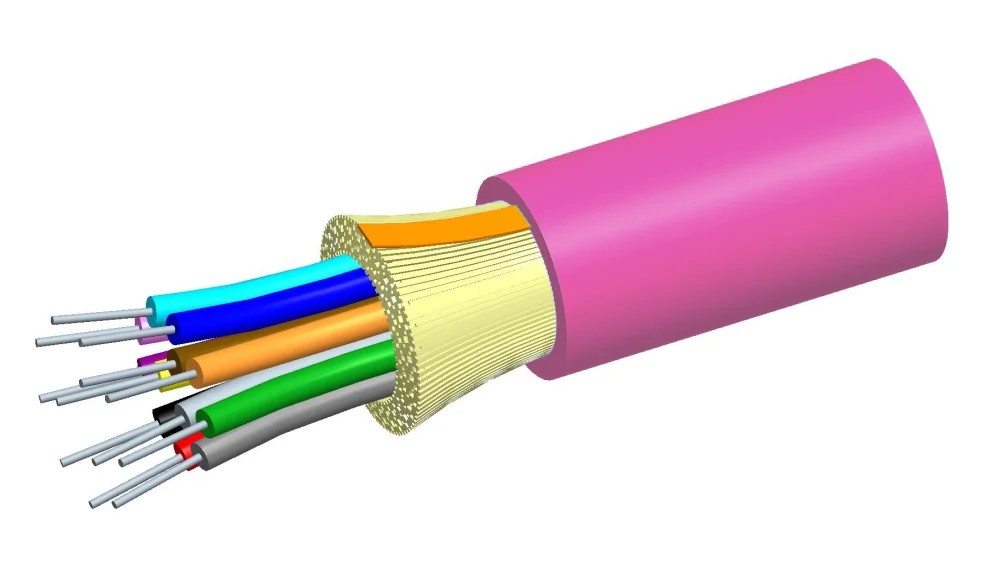Commscope P002DS5LFSURS | LazrSPEED Plenum Distribution Cable, 2 fiber single-unit