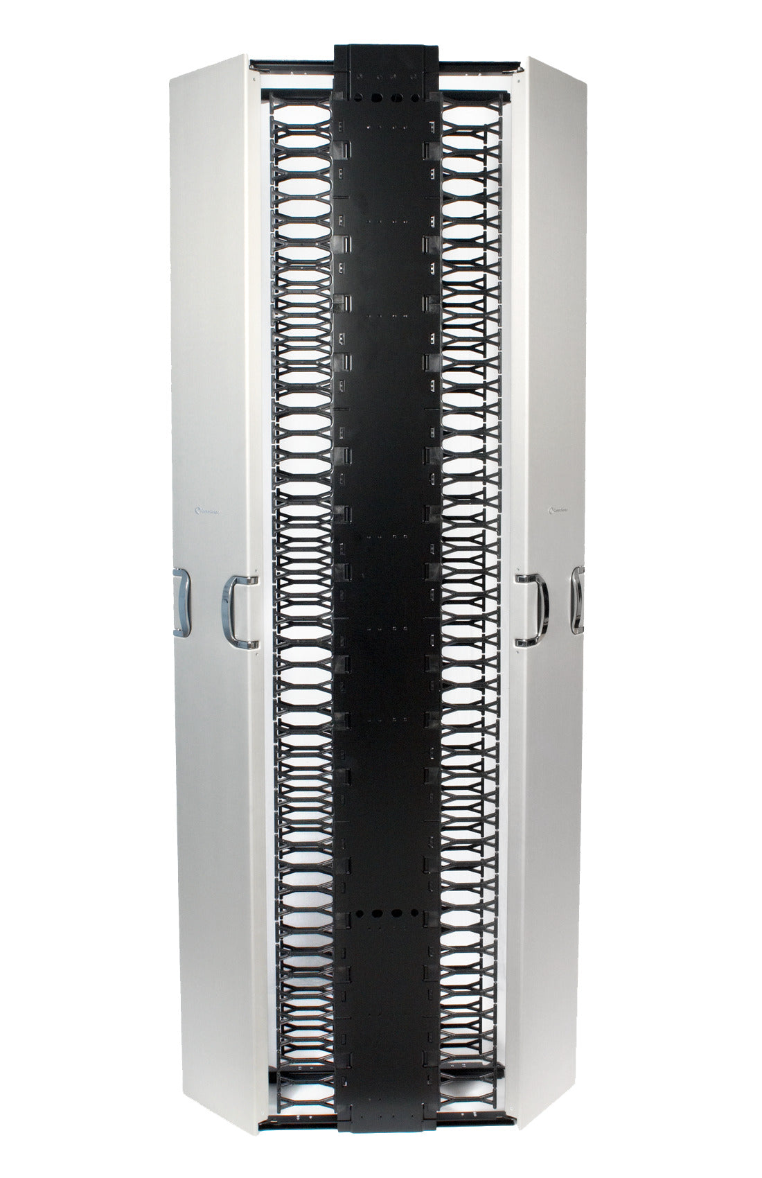 Commscope VCM-DS-84-6 | Vertical Cable Management Kit, 6in X 84in (152mm X 2134mm) Double Sided, With Doors, Silver