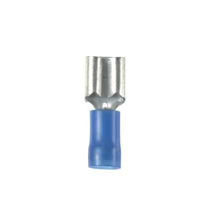 Panduit DNF14-250-M | Pan-Term Disconnect, Blue, Nylon, 14-16 AWG, .25 x .032" Tab, PK1k