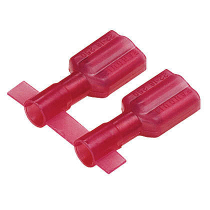Panduit DNF18-188FIB-3K | Reel Smart Disconnect, Red, Nylon, 18-22 AWG, 0.187 x 0.02" Tab