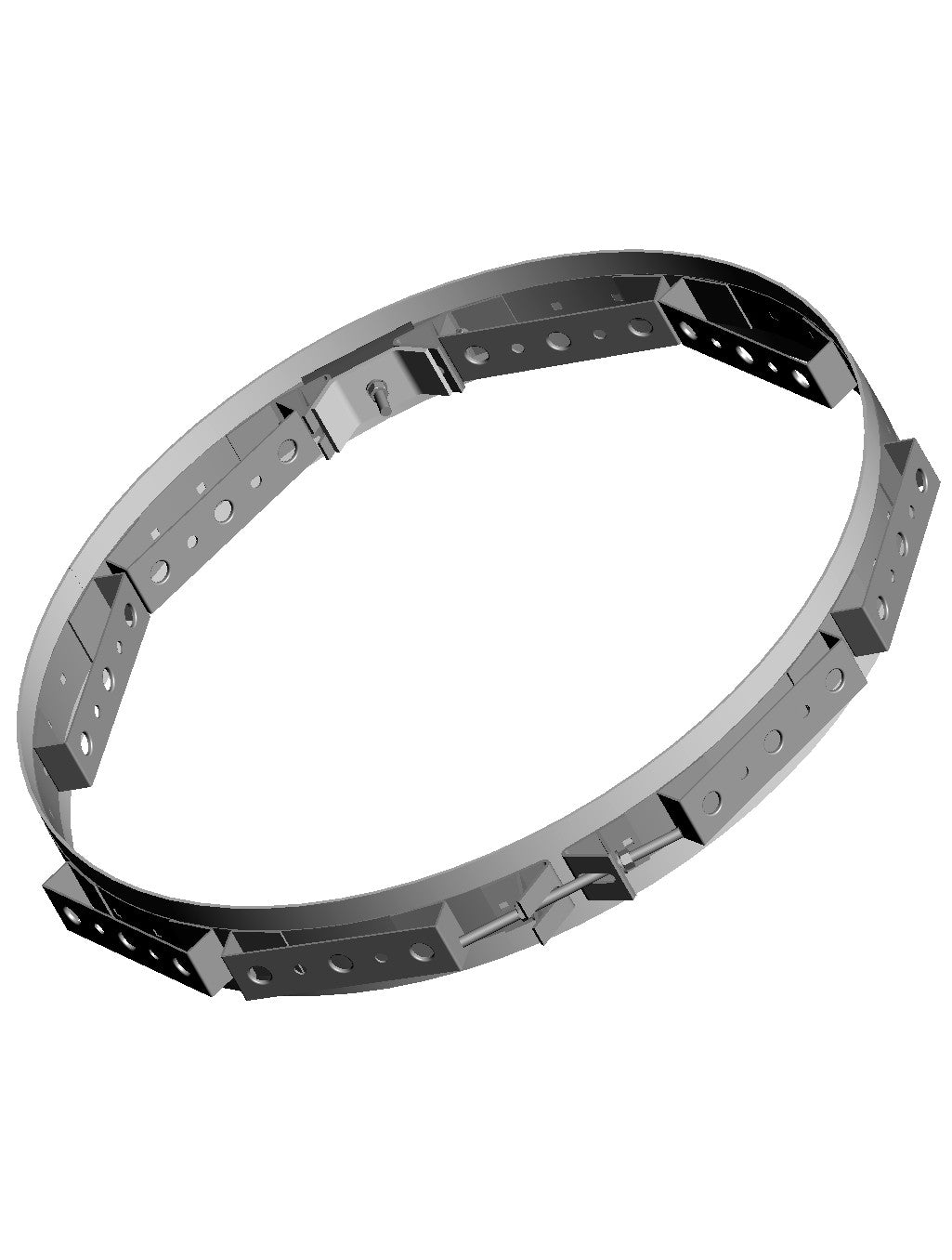 Commscope EX-PH3 | Coaxial Cable Mounting Bracket, three holes, for expanding Ex-Press Band line capacity (Band not incl)