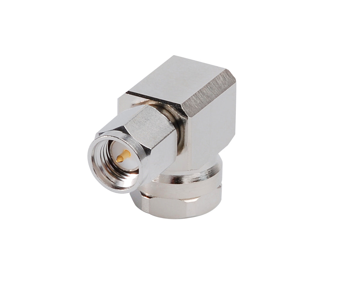 Commscope F1TSR | SMA Male Right Angle for 1/4 in FSJ1-50A cable