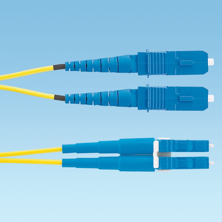 Panduit F92ELLNSNSNM005 | OS2 2F 1.6MM PC LSZH LC DUP/SC DUP STD IL 5M