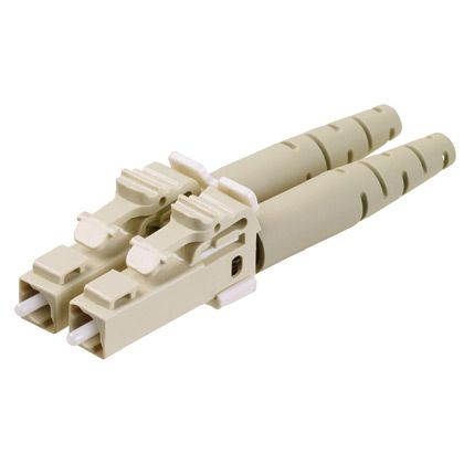 Panduit FLCDMEIY | Field Polish LC Connector, Duplex, 62.5µm Multimode, 1.6mm Electric Ivory Boot