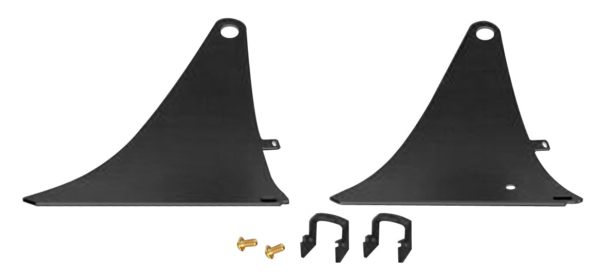 Commscope FGS-CD9E-B | FiberGuide Metal Cover for 90° Down Elbow, 4x6in, Black