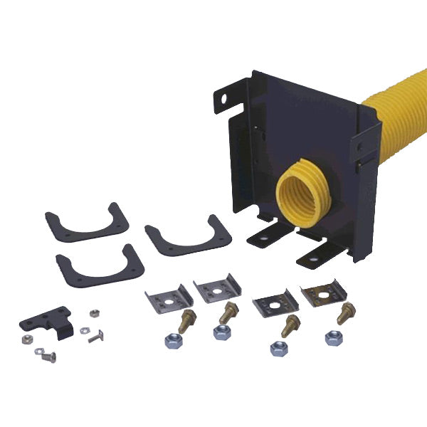 Commscope FGS-KT03-A1 | FiberGuide Single 2in Flex Tube Attachment, 4x4in, 5ft Length, Yellow