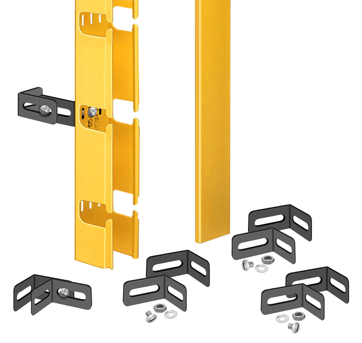 Commscope FGS-KTW1-C | FiberGuide Vertical Duct Kit with 4in Slot Spacing, 2x2in, Yellow