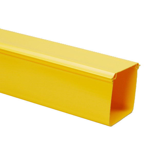 Commscope FGS-KTW1-JN | FiberGuide Vertical Duct Kit with Hinged Cover, 2x2in, Yellow