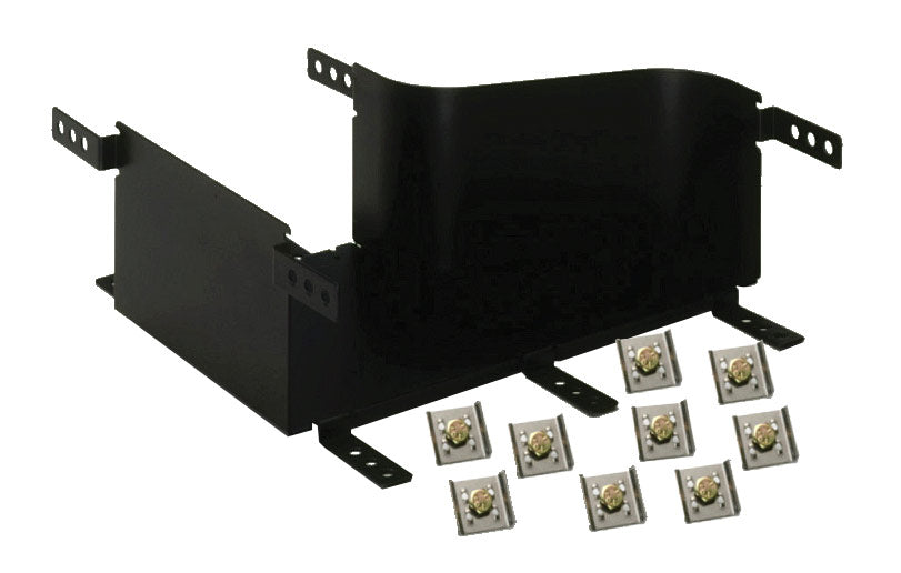 Commscope FGS-MDSA-FB-L | FiberGuide Left Reducer, 4x12 to 4x6in, Black