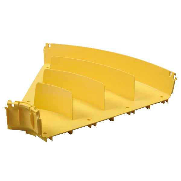 Commscope FGS-MH4E-H | FiberGuide 45° Horizontal Elbow, 4x24in, Yellow