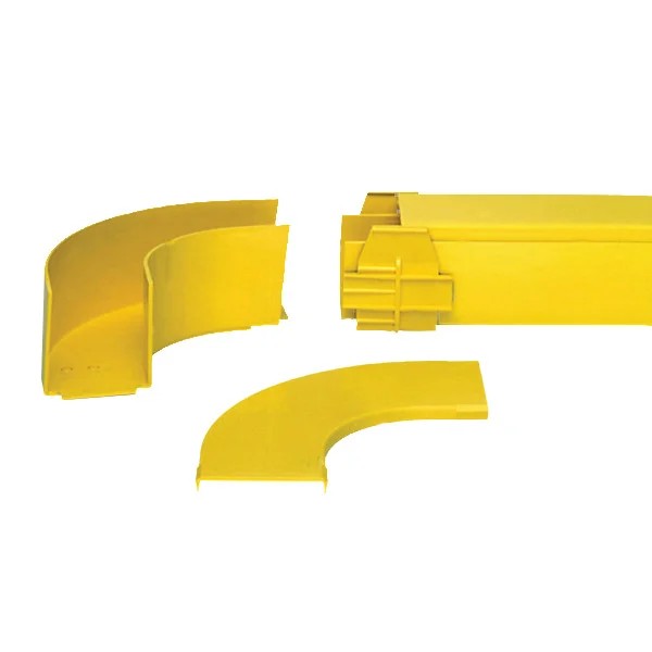 Commscope FGS-MH9A-C | FiberGuide 90° Horizontal Elbow Kit, 2x2in, Yellow