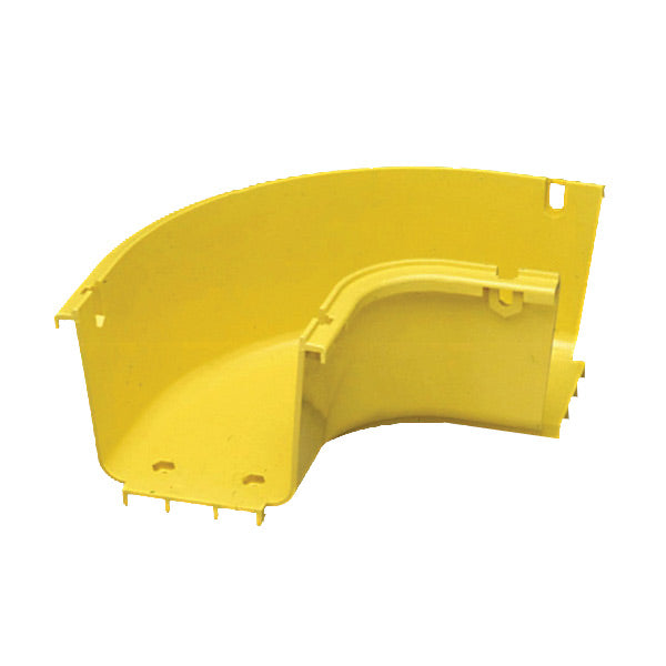 Commscope FGS-MH9E-A | FiberGuide 90° Horizontal Elbow, 4x4in, Yellow