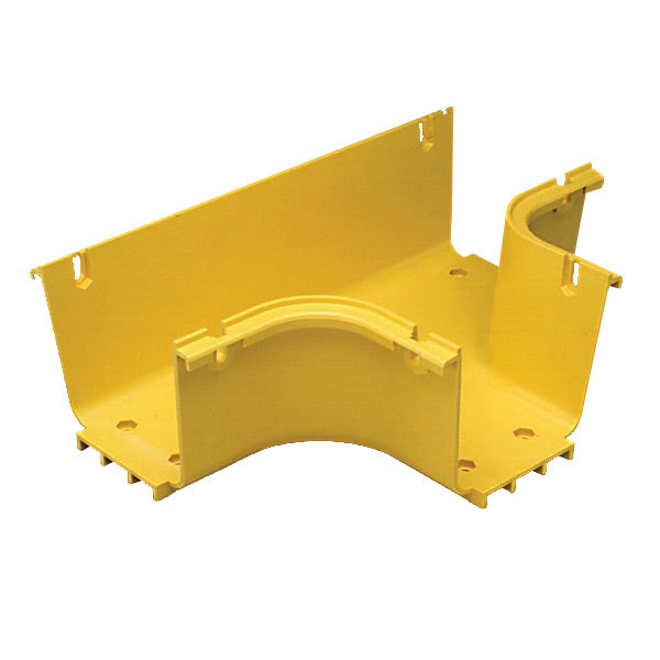 Commscope FGS-MHRT-A | FiberGuide Horizontal T, 4x4in, Yellow
