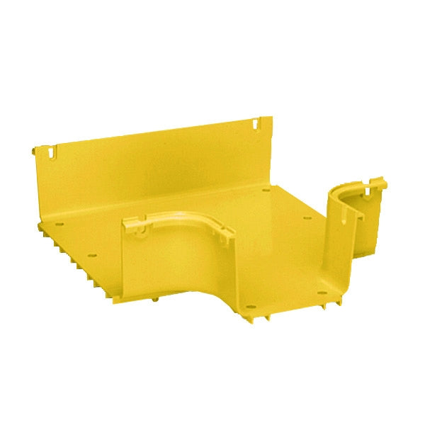 Commscope FGS-MHRT-F/B | FiberGuide Horizontal T, 4x12in, 4x6in Exit, Yellow